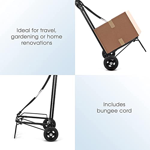 Conair Dolly Cart For Travel, Luggage Cart, Utility Cart For Moving, Travel, And Shopping In Black By Travel Smart #TOP3