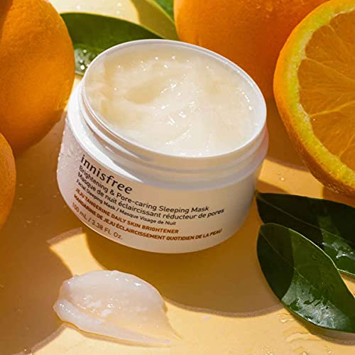 Innisfree Tangerine Brightening & Pore Caring Sleeping Mask Treatment , 3.38 Fl Oz (Pack Of 1) #TOP1