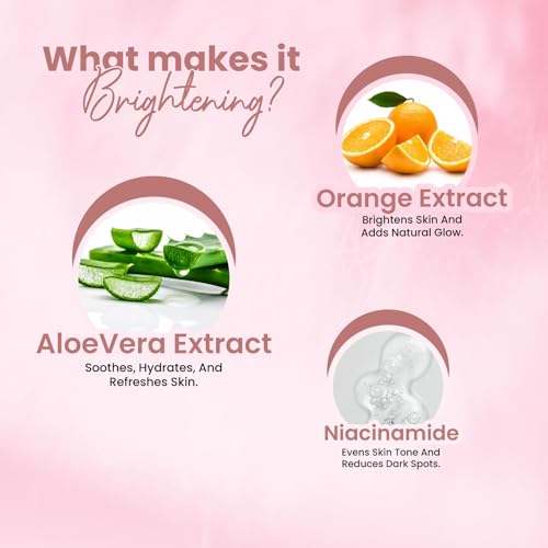 Image of UIMO Brightening Face Wash for Women & Men | Deep Cleansing Face Cleanser with Aloe Vera & Orange Extract | Oil Control, Tan Removal & Glowing Skin | Gentle Daily Face Wash for All Skin Types | 100ml