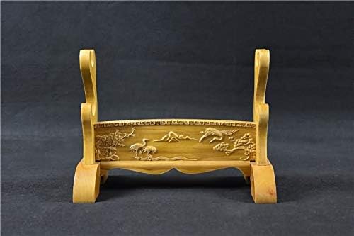 Japanese Samurai Katana Sword Wood Double Stand/Chinese sword wooden shelf rest