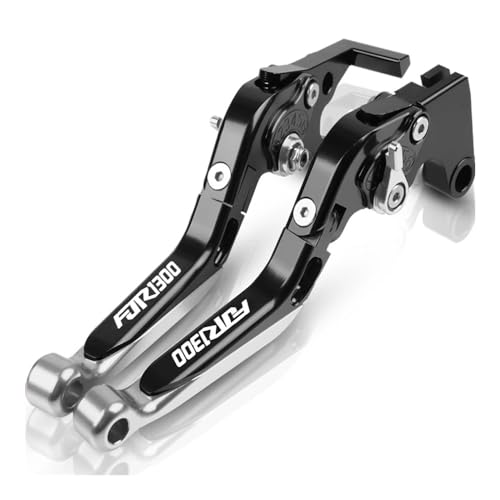 Brems und Kupplungshebel Verstellbarer Faltbarer Langlebiger Hebel Ausziehbarer Klappbarer Lenker Für Motorrad Kompatibel Mit Yamaha Für FJR1300 Für FJR 1300 2003 Bremskupplungshebel(FJR1300 2003-03)