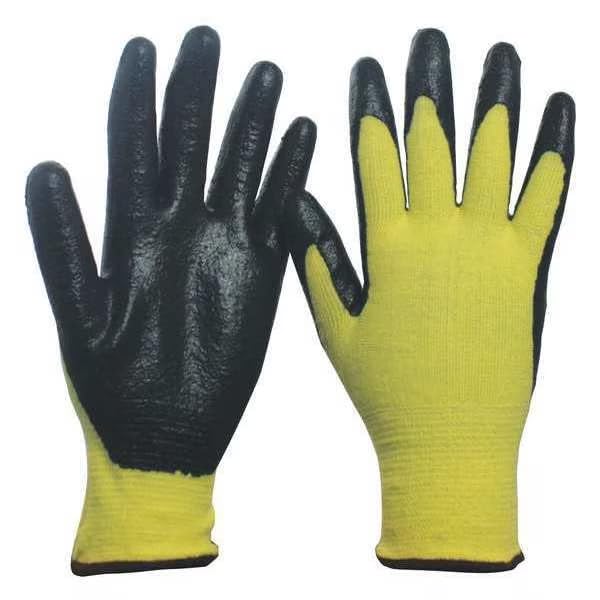 MOLLIFII Cut Resistant Coated Gloves, A2 Cut Level, Nitrile, S, 1 PR