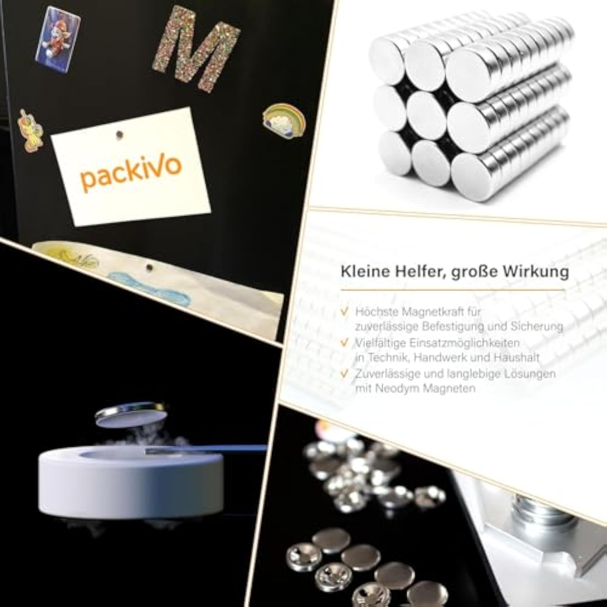 Pack of 20 Extra Strong Neodymium Magnets