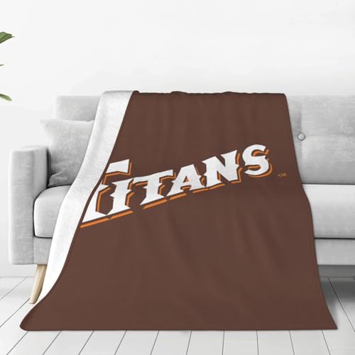 Cal State Fullerton Titans Ultra-Soft Micro Fleece Blanket Multi-Size Flannel Blanket