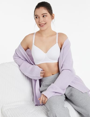 Image of Amazon Brand - Symbol Women's Cotton Stretch Padded Wire Free Medium Coverage T-Shirt Bra