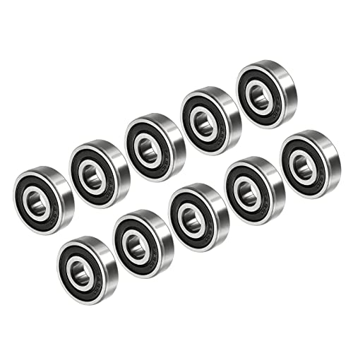 CoCud �[�a�ʎ��� 6200-2RS���f�� 10 mm x 30 mm���a 9 mm���� �N�����| �_�u���V�[���x�A�����O �@�B�ݔ��p 10��