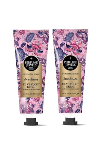 El ve Vücut Kremi, Perfume Jewels Love Kisses 50 Ml Tüp X 2 Adet