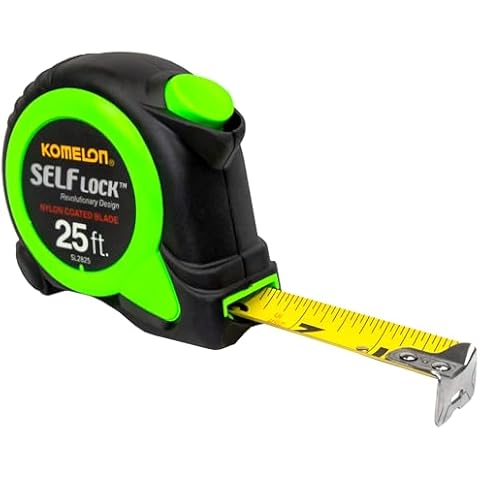Komelon SL2825 Self Lock 25-Foot Power Tape Cover