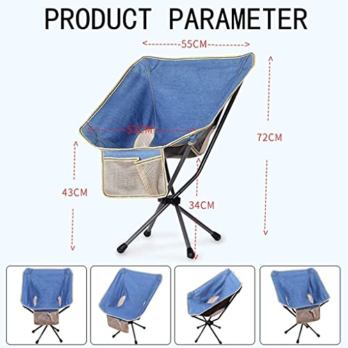 Chaise de camping ultra-légère et robuste pour pêche et plage active - 4