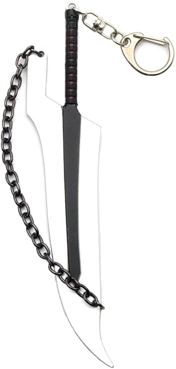 Ichigo Zangets Keychain - Bankai Tensa Zangetsu and Dual Zangets Blades - Halloween Anime Gifts for Men and Fans