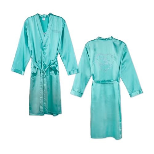 Summer Walker Official Satin Robe, Blue, Medium