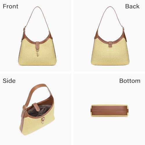 Image of CLUCI Womens Purses and Handbags, Soft Vegan Leather Hobo Bags with Adjustable Strap, Lightweight Slouchy Shoulder Bag