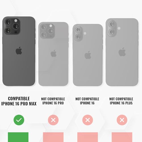Calcomanía trasera iPhone 16 Pro Max vinilo de fibra de carbono protector 3M 3