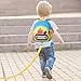 Accmor Toddler Leash Backpack, Cute Excavator Backpacks with Anti Lost Wrist Link, Kid Walking Harness Back Pack Travel Essential Mini Rucksack Bag with Restraints Hand Strap Tether for Baby Boys