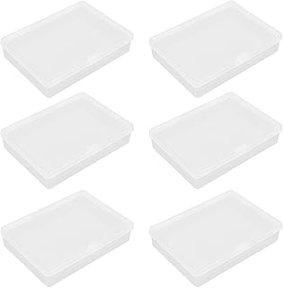 Cabilock 6pcs Playing Card plastic playing card case playing card organizer playing card deck boxes Case Clear Playing