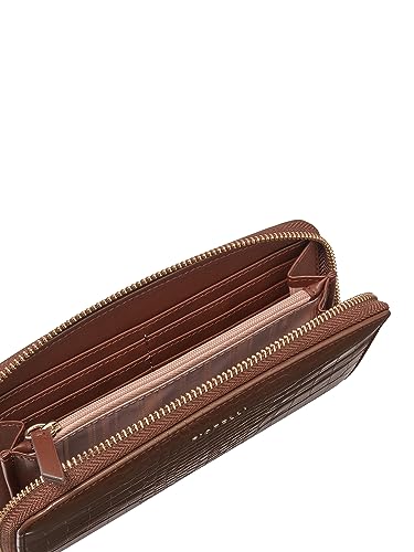 Fiorelli Benny Zip Around Wallet Coffee Croc One Size - Image 5