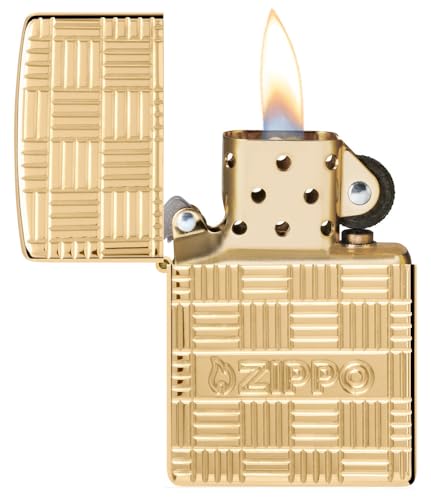 Encendedor Zippo de bolsillo Armor High Polish Brass original 4