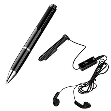 M S TECH Spy Pen Digital Voice Recorder for Lectures Meetings-Audio Voice Recording Device, Intelligent Noise Reduction, Mini Voice Recorder with Microphone,Portable USB MP3 Playback