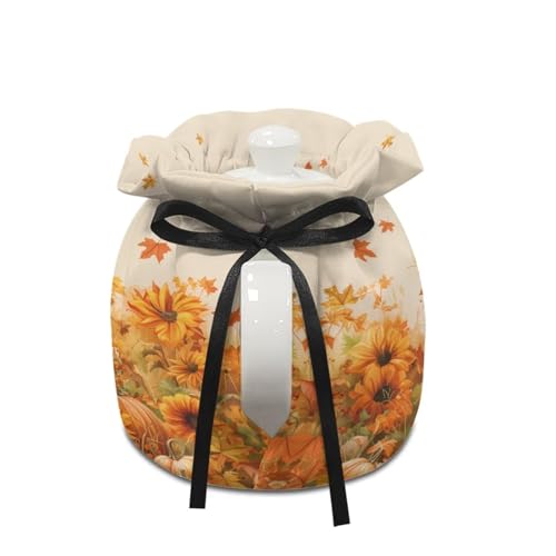 Image of Highland Cow Teapot Dust Cover Fall Tea Cosy for Teapots Keep Warm Insulated Tea Kettle Dust Cover for Party Home Decoration
