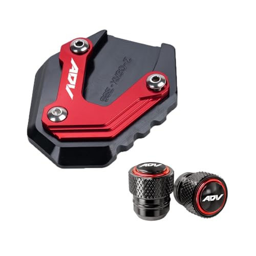 Extension de béquille latérale moto ADV 350 pour éviter la chute sur sol meuble