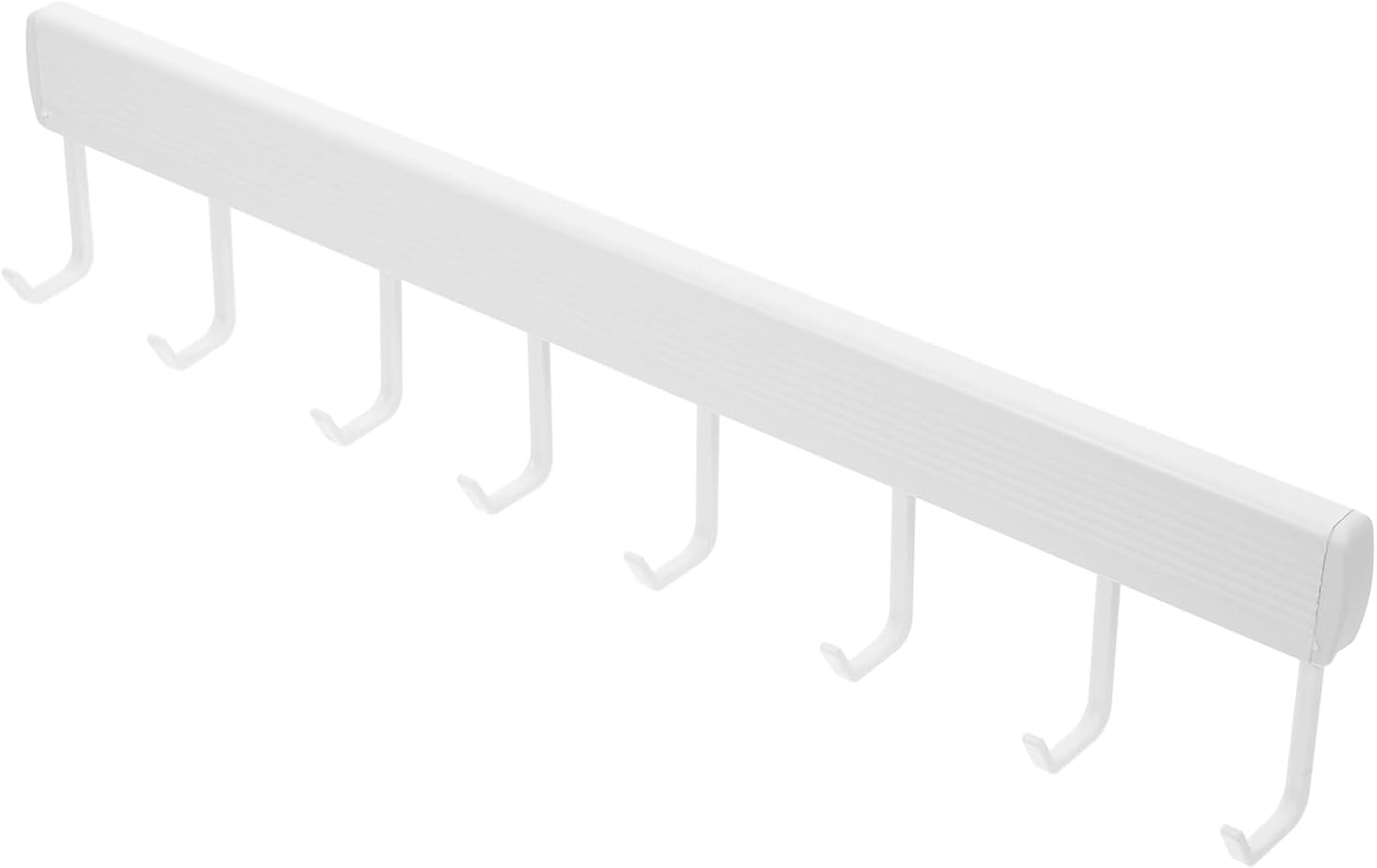 Heavy Duty No-Drill Kitchen Hooks 8-Piece Wall-Mounted Utensil Rack for Pots Pans and Towels Removable Adhesive Hooks for Bathroom and Entryway Organization