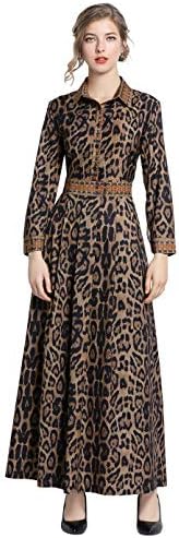 Women Vintage Elegant Tie Neck Allover Floral Ruffled Lantern Sleeve Flowy Maxi Dress