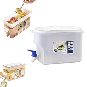 GDGAYSGBS 3.5L Waterkruik met kraan Citroensap kan, Huishoudelijke koelkasten Koude Waterkokers Koude Emmers, Sap…