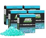 Gel Blaster 50,000 Gellets Recarga de Munición -Verde Azulado, Fabricado para Gel Blasters - Bolas de Gel no tóxicas a Base de Agua - Hecho específicamente para Gel Blaster, para Mayores de 14 años