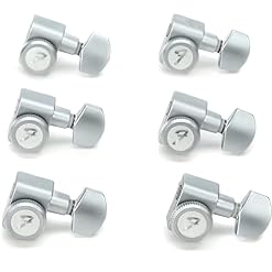 Fender® »LOCKING TUNING MACHINES – STRATOCASTER®/TELECASTER®« Mécaniques à blocage pour guitare électrique – Couleur… - Les Beatles, Paul McCartney, John Lennon, RIngo Starr, George Harrison