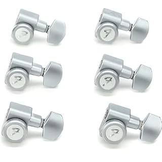 Fender® »LOCKING TUNING MACHINES – STRATOCASTER®/TELECASTER®« Mécaniques à blocage pour guitare électrique – Couleur… - Les Beatles, Paul McCartney, John Lennon, RIngo Starr, George Harrison