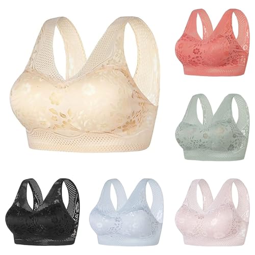 Soutien-gorge push-up pour éviter l'affaissement sans armature beige 34D