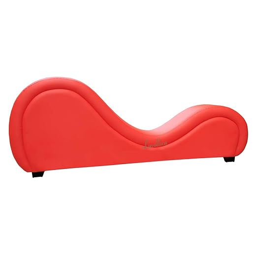Luvottica Exotic Red Leatherette Elite Tantra ChairTantra Chaise