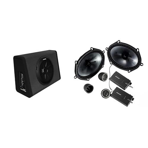 Kicker 11PT250 Powered Sub Enclosure & 46CSS684 6x8 Component Bundle