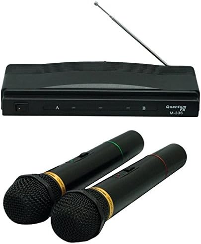 Twin pack wireless dynamic microphones Clearance