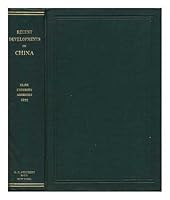 Recent Developments in China / Ed. by George H. Blakeslee B000JNQTD0 Book Cover