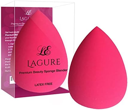 Beauty Sponge Makeup Blender - Latex Free Makeup Sponges for Most Flawless Powder, Cream or Liquid Application