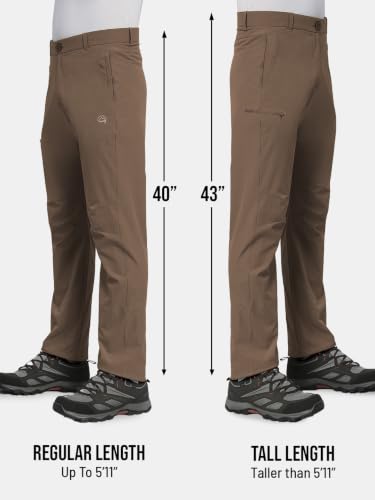 Image of Reccy Men's Trekking Hiking Camping Regular Fit Nomadic Lite Pants - Ultralight, Water Resistant, Highly Breathable, UPF 40 Sun Protection