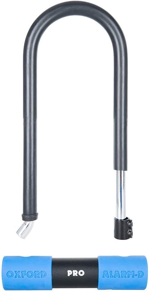 Oxford LK348 Alarm-D PRO Bike Sold Gold Award High-Security Cycling U Lock (320 Length 320mm x Width 173mm), Black, One Size