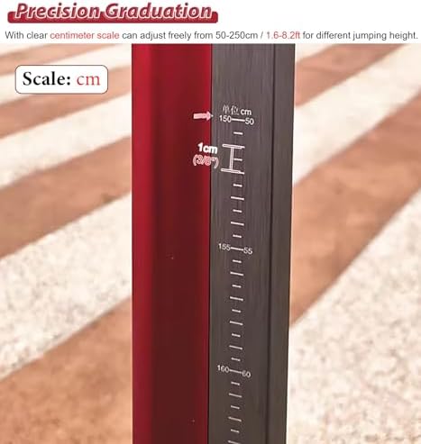 T-Shaped High Jump Stand, Pair of Training Equipment Standards for Track and Field, Essential Jumping Posts for School Athletics