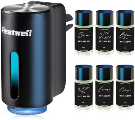 Featwell Car Air Freshener, Three Adjustable Modes Intelligent Ca...