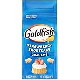 Goldfish Grahams Strawberry Shortcake Flavored Baked Snack Crackers, 6.6 Oz Bag