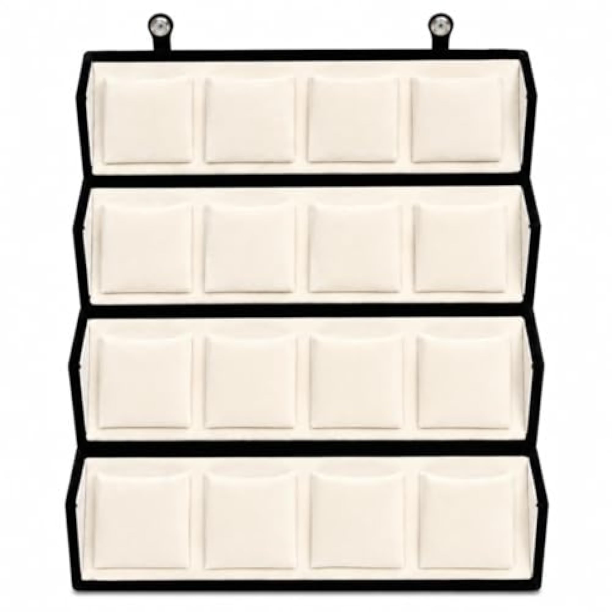 16 Pairs Designer Black Plated Earring Box
