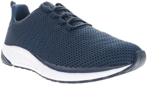 Propét Mens Tour Knit Sneaker, Navy, 12 XX-Wide US | Image 1