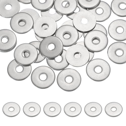 PATIKIL M5 x 20mm Metal Screw Washers Set, 36Pcs 304 Stainless Steel Flat Washers for Screws Bolts Factories Home Outdoor Projects