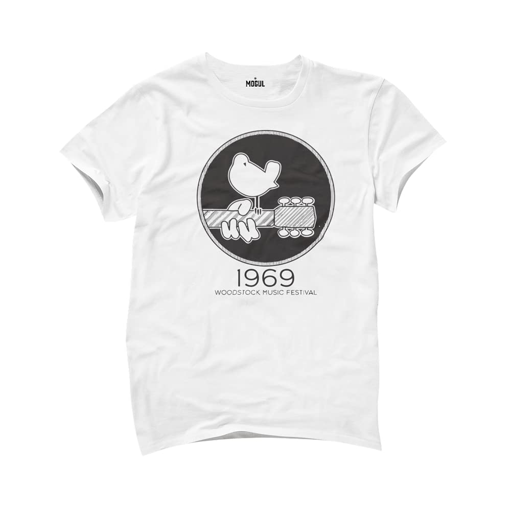 MogulWoodstock Retro Logo 1969 Unisex Round Neck Tee