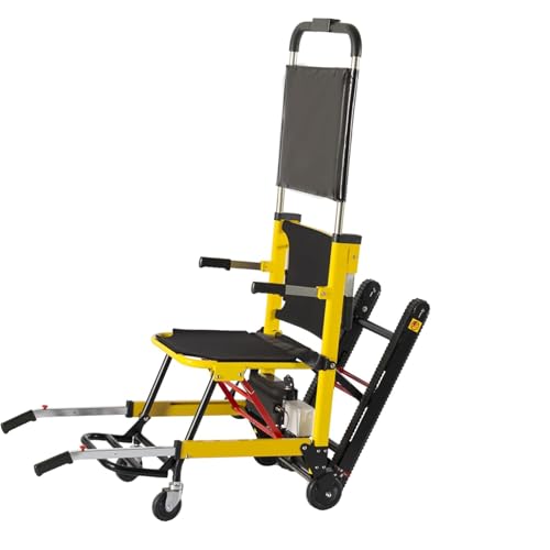Sillas De Ruedas Eléctricas Para Subir Escaleras,Silla Para Subir Y Bajar Escaleras,Salvaescaleras Portátil,Escalador De Escaleras Eléctrico Sobre Orugas,Para Pacientes De Edad yellow