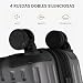 Imagen de LEVEL8 Maleta Cabina Ampliable ABS+PC Equipaje de Mano Trolley Rígido Ligero Maletas de Viaje con 4 Ruedas Dobles Giratorias 360º y Candado TSA