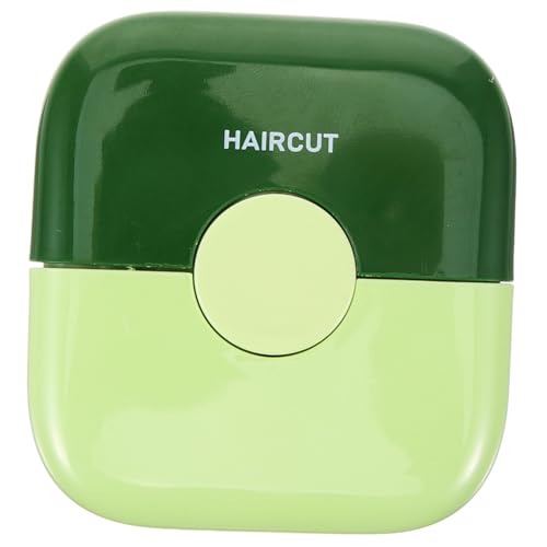 UKCOCO Tondeuse à Cheveux Manuelle Petite Taille Coupe-pointes Fourchues Portable Pour Femmes Et Filles Usage Domestique Plastique Vert Avocat