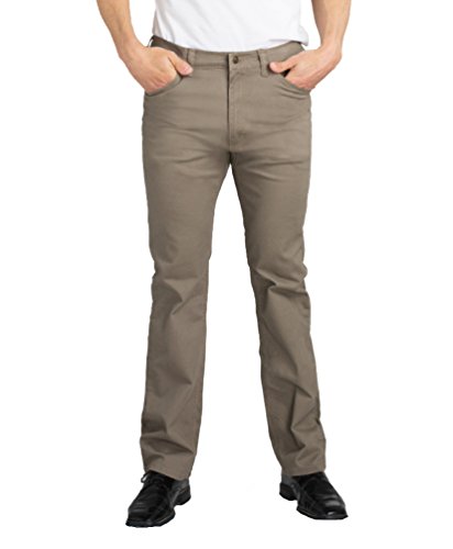 Grand River Men's Lightweight Stretch Twill Pant (40/32, Khaki)