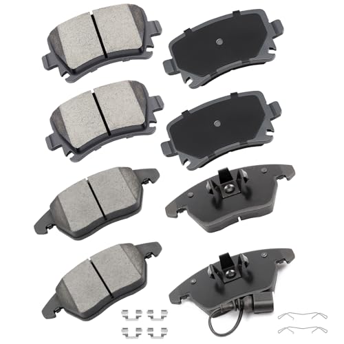cciyu D1107 & D1108 Front & Rear Ceramic Brake Pads